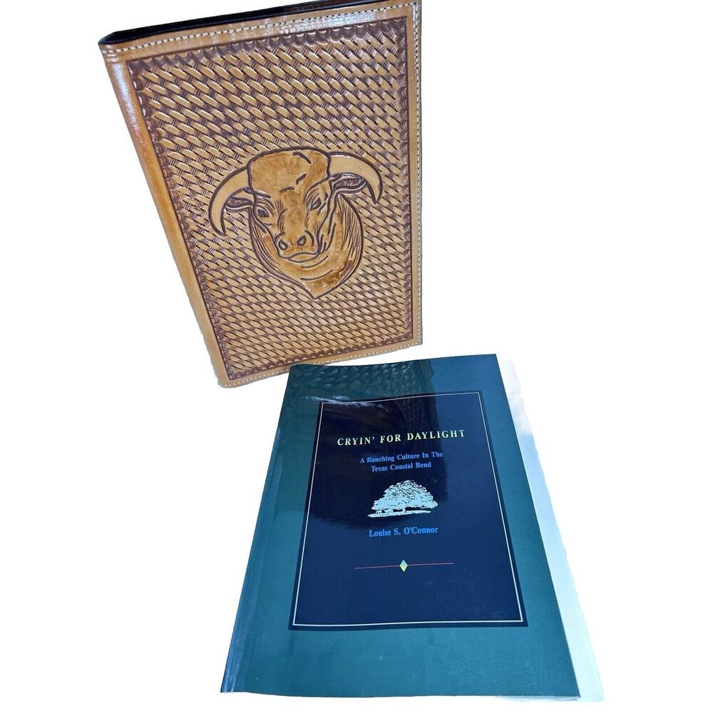Hand Tooled Leather Book Cover Cryin For Daylight Louise O'Connor  Ranchi…